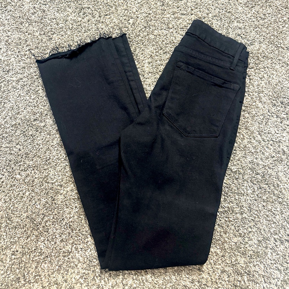 $258 Frame Womens Black Le  Mini Boot Jeans Size 25